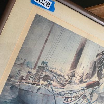 Signed Annapolis Harbor Print