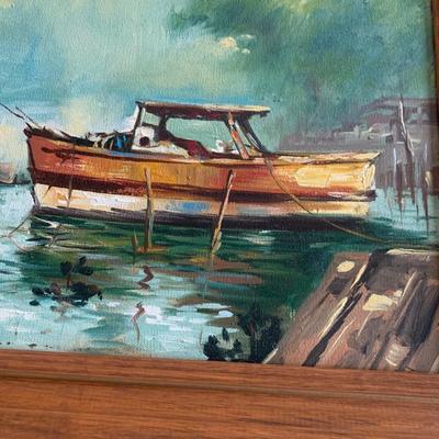 Framed/ Signed Oil On Canvas Phillipines