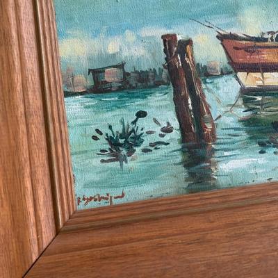 Framed/ Signed Oil On Canvas Phillipines