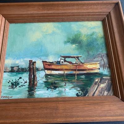 Framed/ Signed Oil On Canvas Phillipines