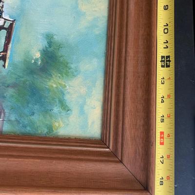 Framed/ Signed Oil On Canvas Phillipines