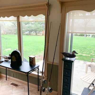 Vintage Fishing Poles & Penn Reels Lot