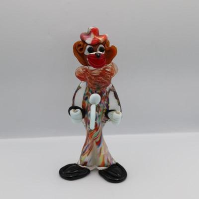 Vintage MURANO Glass Clown (See Details)