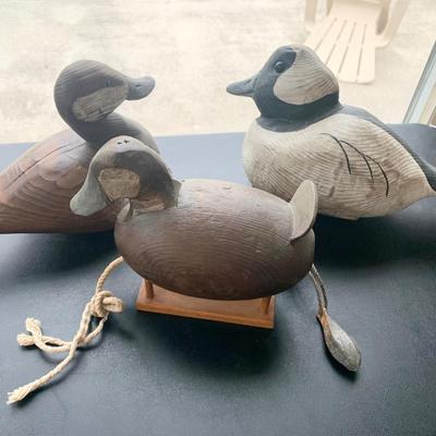 Three Duck Decoys Lot