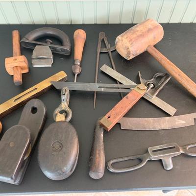 Antique Tools Lot Brass Level & More