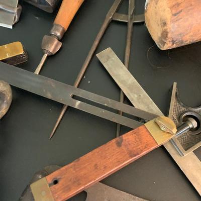 Antique Tools Lot Brass Level & More