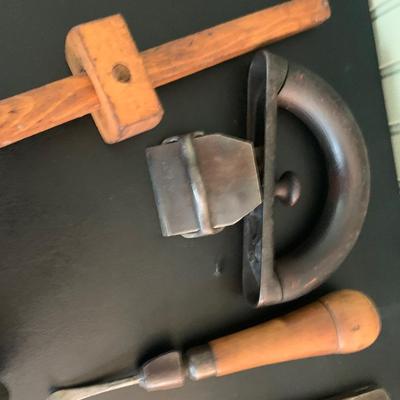 Antique Tools Lot Brass Level & More