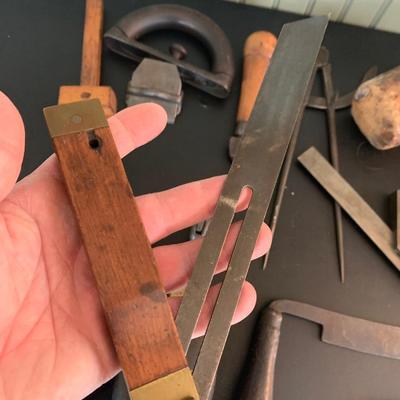 Antique Tools Lot Brass Level & More