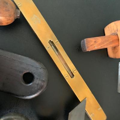 Antique Tools Lot Brass Level & More