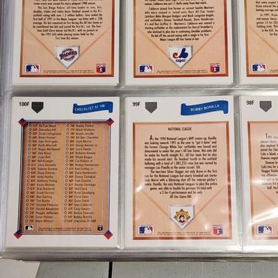 1991 Upper Deck Baseball Cards Album Complete Set 1-800 w 2 Specials & Final Edition