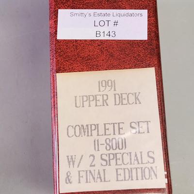 1991 Upper Deck Baseball Cards Album Complete Set 1-800 w 2 Specials & Final Edition