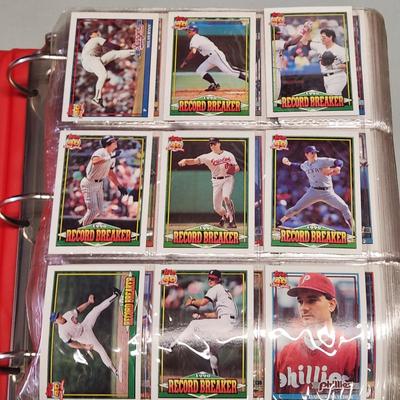 1991 Topps Complete Set Baseball Cards 1-792