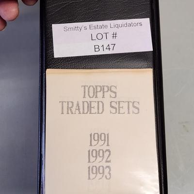 Topps Traded Sets Baseball Cards 1991 1992 1993