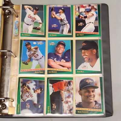 Baseball Cards Album Baltimore Orioles Team Sets Action Pack to Score