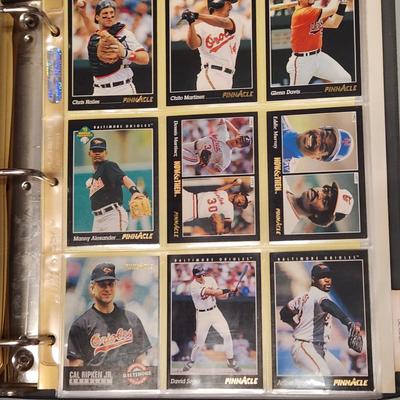 Baseball Cards Album Baltimore Orioles Team Sets Action Pack to Score