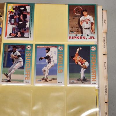 Baseball Cards Album Baltimore Orioles Team Sets Action Pack to Score