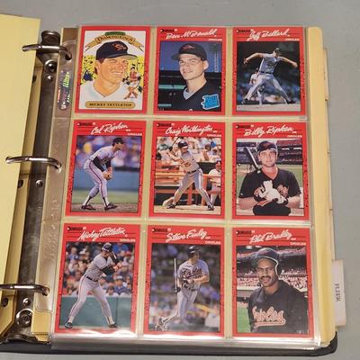 Baseball Cards Album Baltimore Orioles Team Sets Action Pack to Score