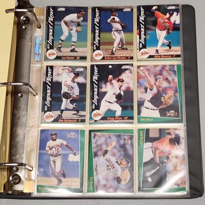 Baseball Cards Album Baltimore Orioles Team Sets Action Pack to Score