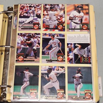 Baseball Cards Album Baltimore Orioles Team Sets Action Pack to Score