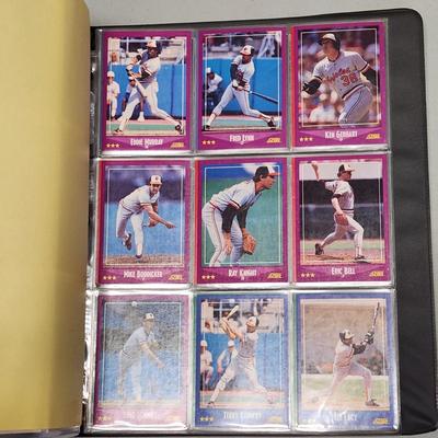 Baseball Cards Album Baltimore Orioles Team Sets Action Pack to Score