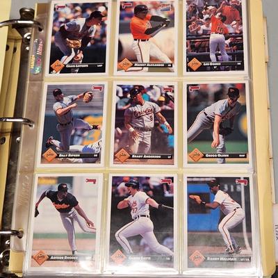 Baseball Cards Album Baltimore Orioles Team Sets Action Pack to Score