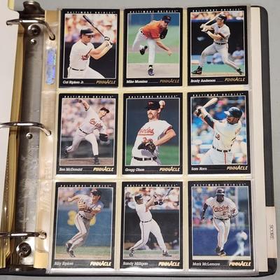 Baseball Cards Album Baltimore Orioles Team Sets Action Pack to Score