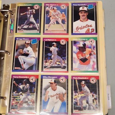 Baseball Cards Album Baltimore Orioles Team Sets Action Pack to Score