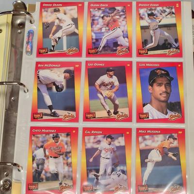 Baseball Cards Album Baltimore Orioles Team Sets SkyBox , Studio, Triple Play Ultra Upper Deck