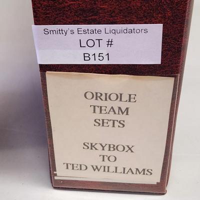 Baseball Cards Album Baltimore Orioles Team Sets SkyBox , Studio, Triple Play Ultra Upper Deck