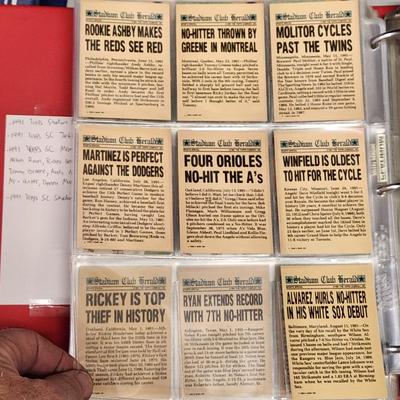 1991 Topps Stadium Club Baseball Cards Complete set Series 1 & 2 + Dome Set