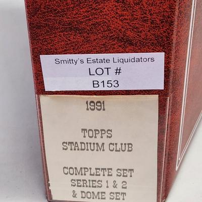 1991 Topps Stadium Club Baseball Cards Complete set Series 1 & 2 + Dome Set