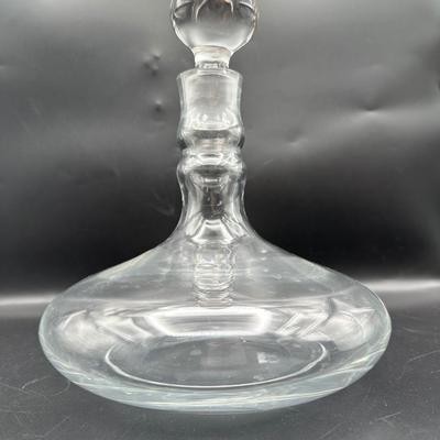 Mid Century Glass Decanter
