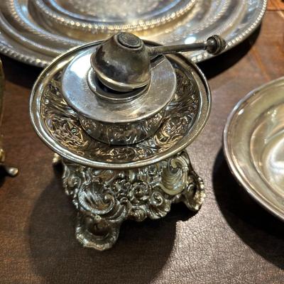 Collection of Assorted Silver-Plated Dish Ware