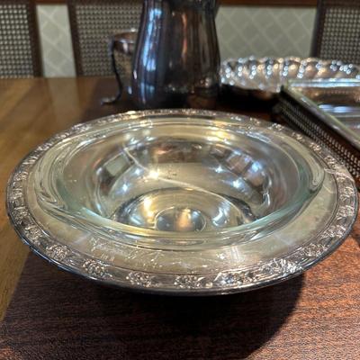 Collection of Assorted Silver-Plated Dish Ware