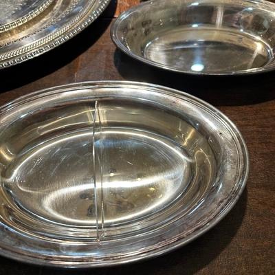 Collection of Assorted Silver-Plated Dish Ware