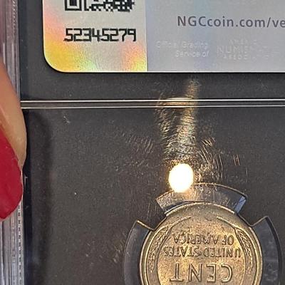 1943 MS 65 Steel Wheat Penny