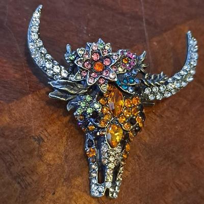 Rhinestone Fashion Brooch