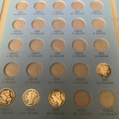 Mercury & Roosevelt Dimes Lot - Approx 60 Silver Dimes