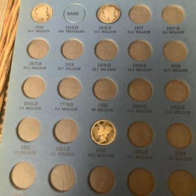 Mercury & Roosevelt Dimes Lot - Approx 60 Silver Dimes