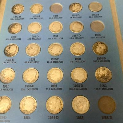 Mercury & Roosevelt Dimes Lot - Approx 60 Silver Dimes