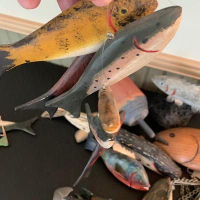 Wood Fish Decor Lot