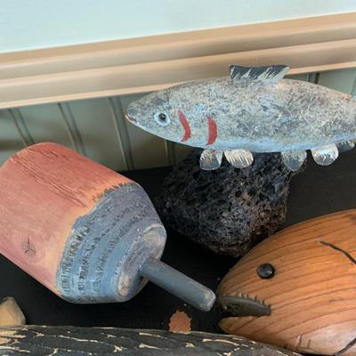 Wood Fish Decor Lot