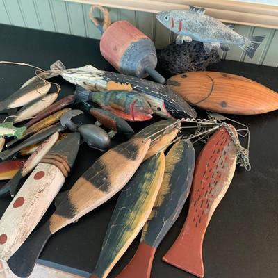 Wood Fish Decor Lot