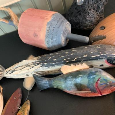 Wood Fish Decor Lot