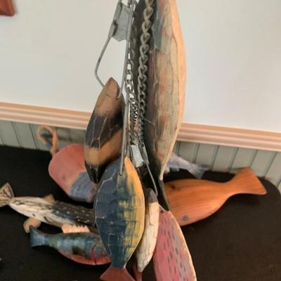 Wood Fish Decor Lot