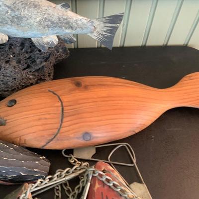 Wood Fish Decor Lot