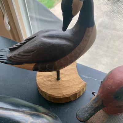 Wood Carved Waterfowl Lot
