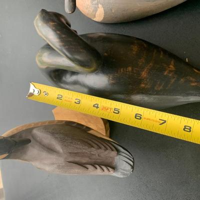 Wood Carved Waterfowl Lot