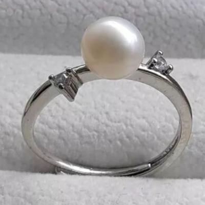 Vintage Seawater Pearl Ring