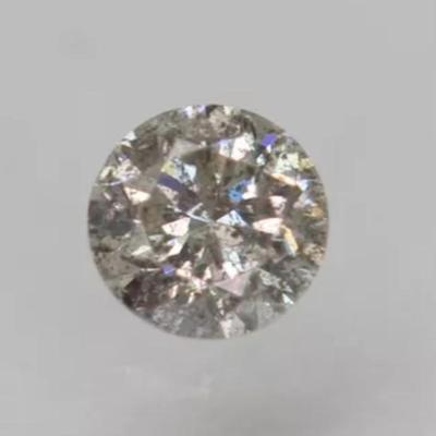 0.31 Carat Fancy Silver Round Brilliant Natural Earth Mined Loose Diamond 4.28mm